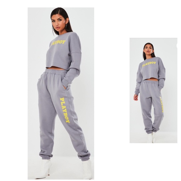 Gray Playboy Sweatpants Best Sale, UP 